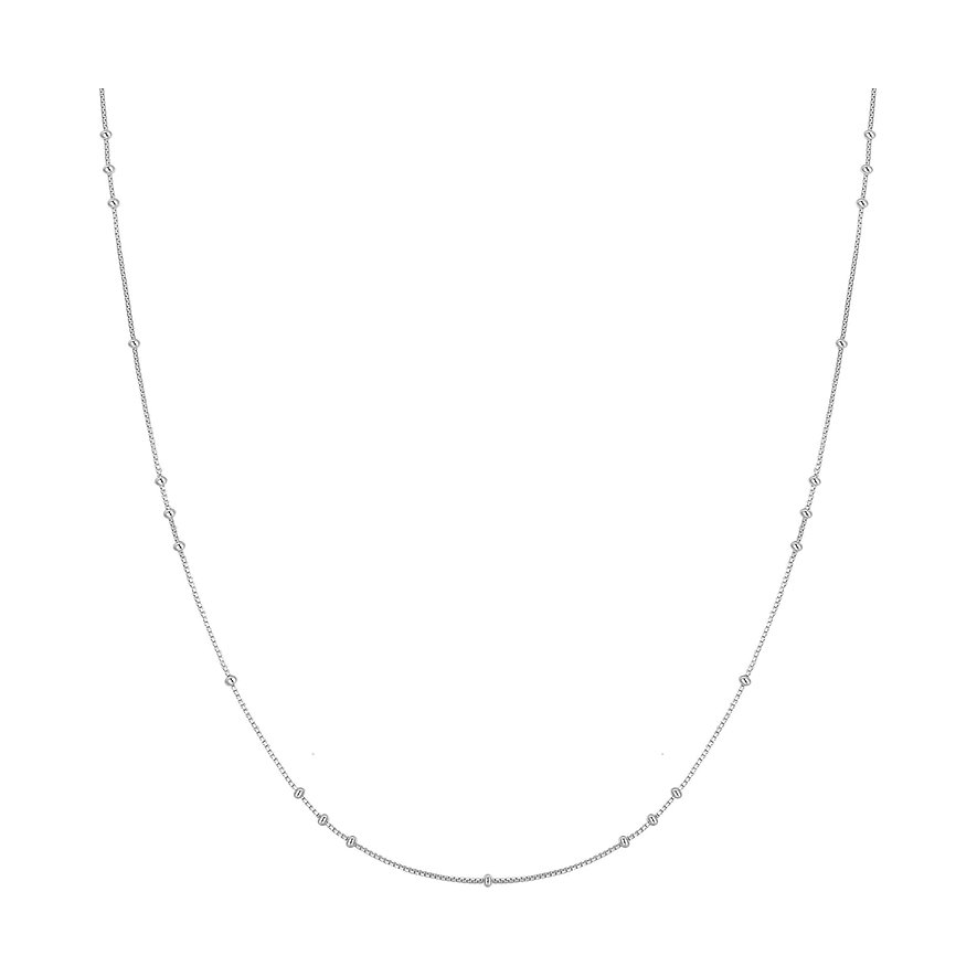 Ania Haie halsketting van 925 zilver, een fijne kralenketting zonder hanger