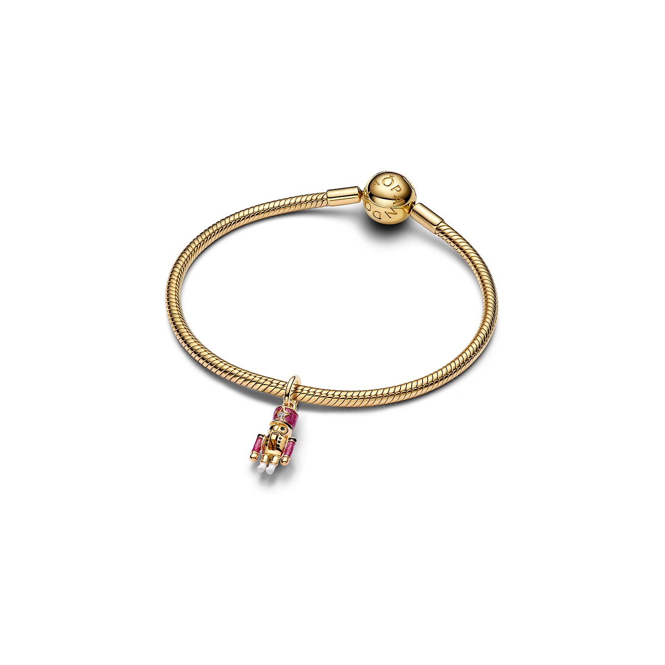 Pandora Charm Anhänger Nussknacker vergoldet Moments 763583C01