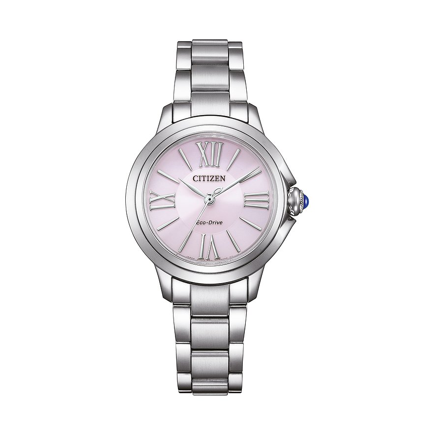 Citizen Damenuhr Citizen L EM1160-58X, Damen, Edelstahl, Armband: Edelstahl, Eco-Drive, analog