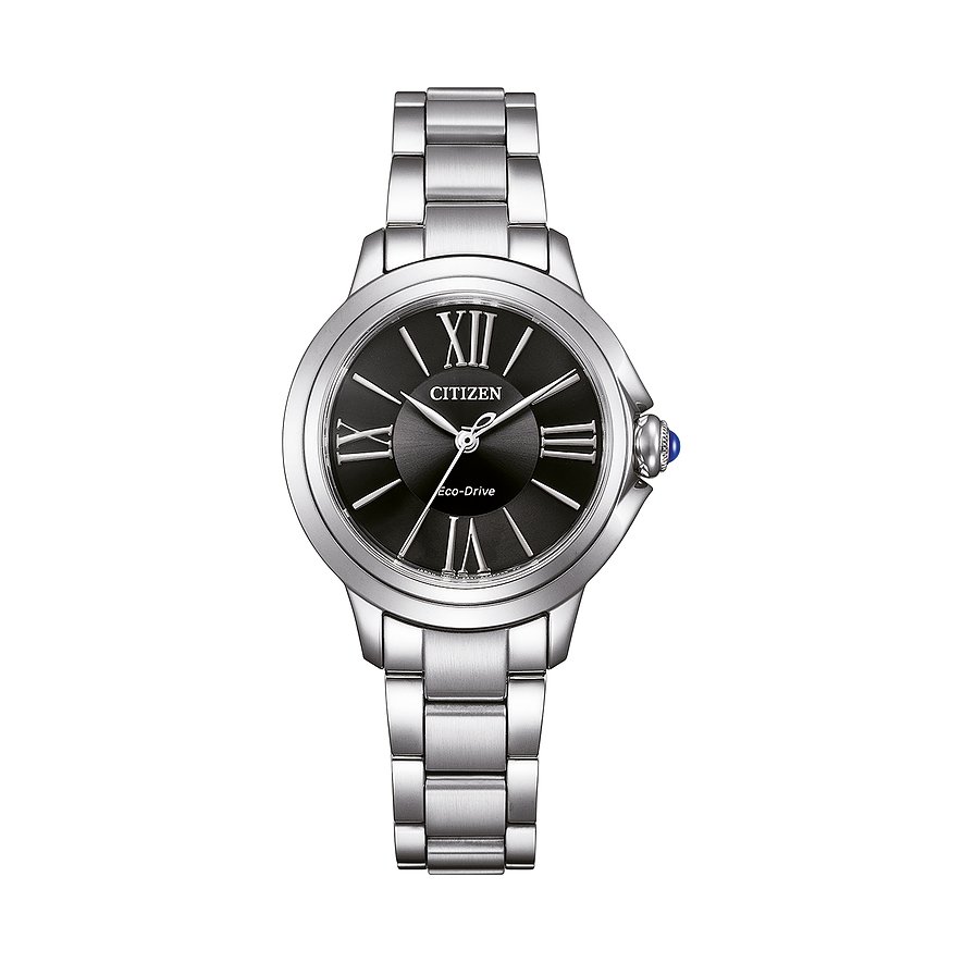Citizen Damenuhr Citizen L EM1160-58E, Damen, Edelstahl, Armband: Edelstahl, Eco-Drive, analog