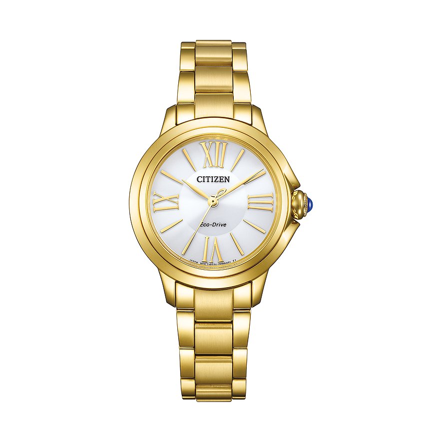 Citizen Damenuhr Citizen L EM1162-52A, Damen, Edelstahl, Armband: Edelstahl, Eco-Drive, analog