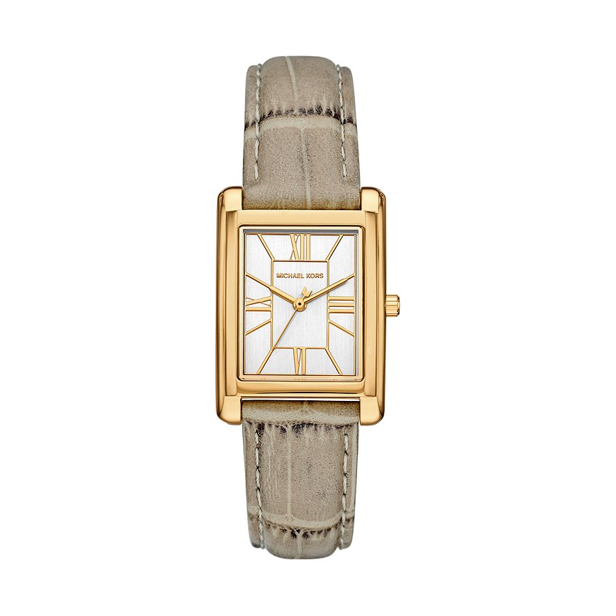 Michael Kors Damenuhr Holiday 2025 MK4964, Damen, Edelstahl, Armband: Leder, Quarz, analog