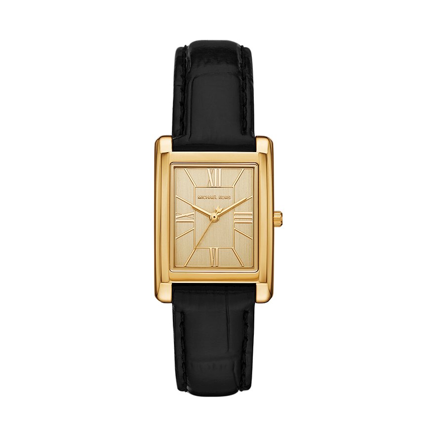 Michael Kors Damenuhr Holiday 2025 MK4965, Damen, Edelstahl, Armband: Leder, Quarz, analog