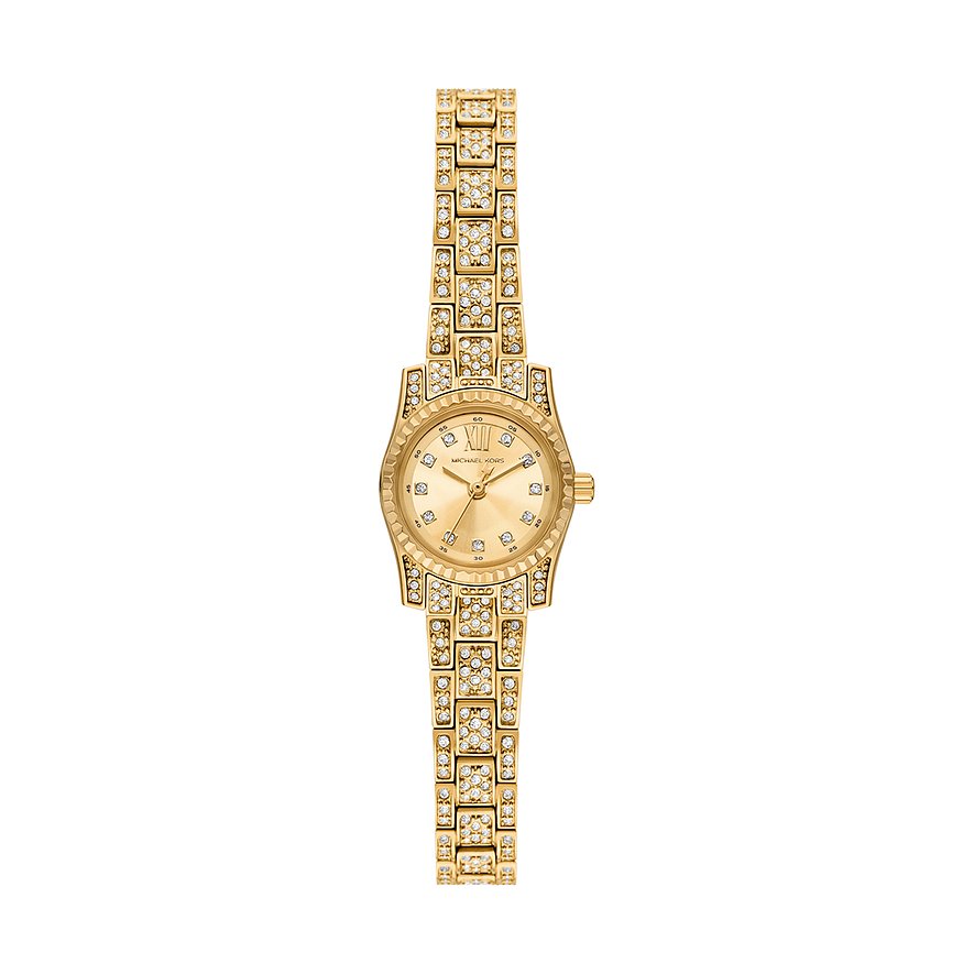 Michael Kors Damenuhr Holiday 2025 MK4980, Damen, Edelstahl, Armband: Edelstahl, Quarz, analog
