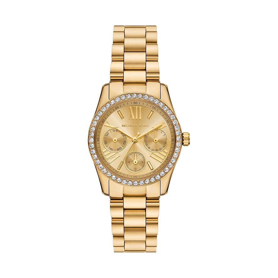 Michael Kors Damenuhr Holiday 2025 MK4982, Damen, Edelstahl, Armband: Edelstahl, Quarz, analog