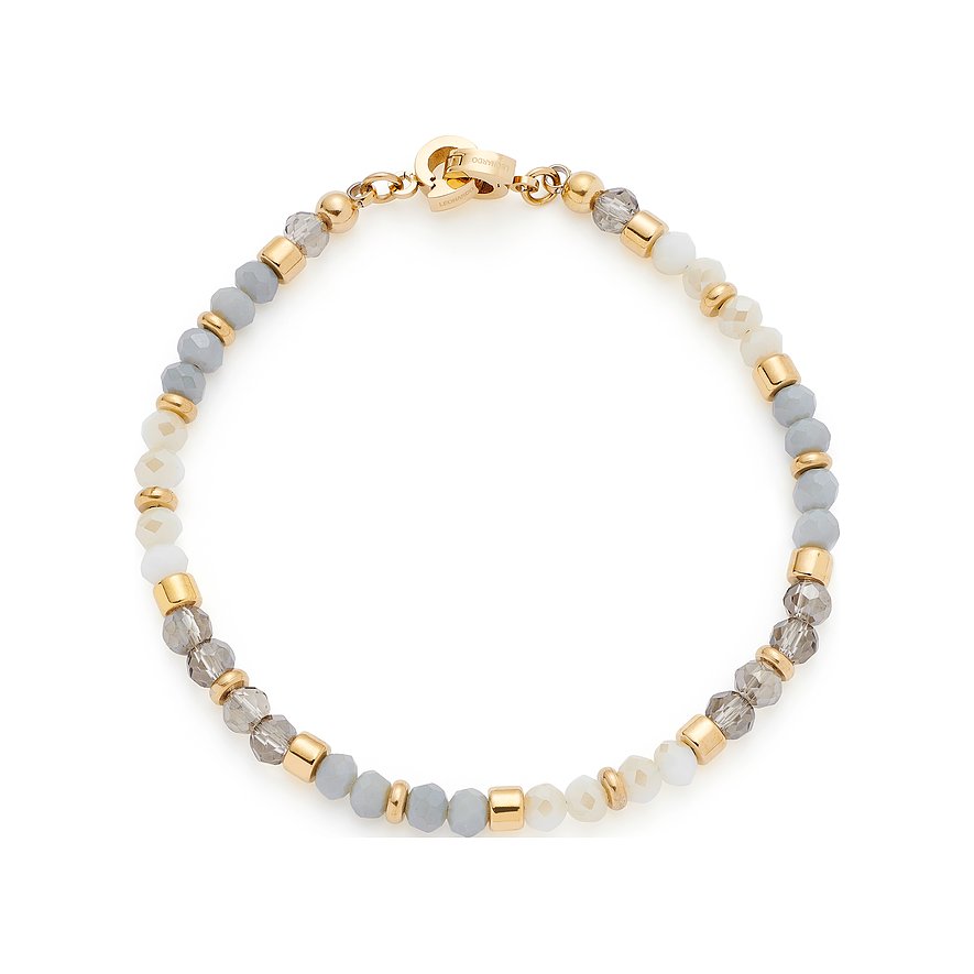 Leonardo Armband Herbst/Winter 2025, Glasstein, Damen, Edelstahl, mehrfarbig