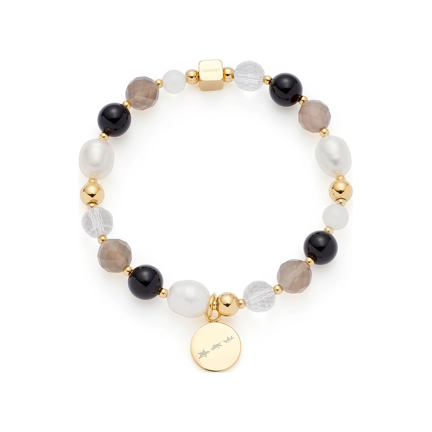 Leonardo Armband Herbst/Winter 2025, Glasstein, Damen, Edelstahl, gold