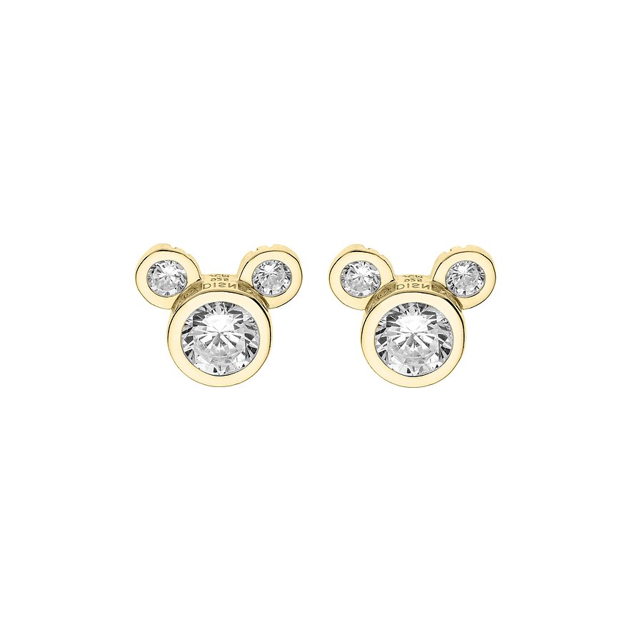 Disney Ohrstecker CHRISTMAS COLLECTION, Mädchen, 925er Silber, gold