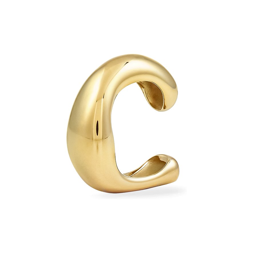 Copenhagen Ear Cuff Organics, Damen, Edelstahl, gold
