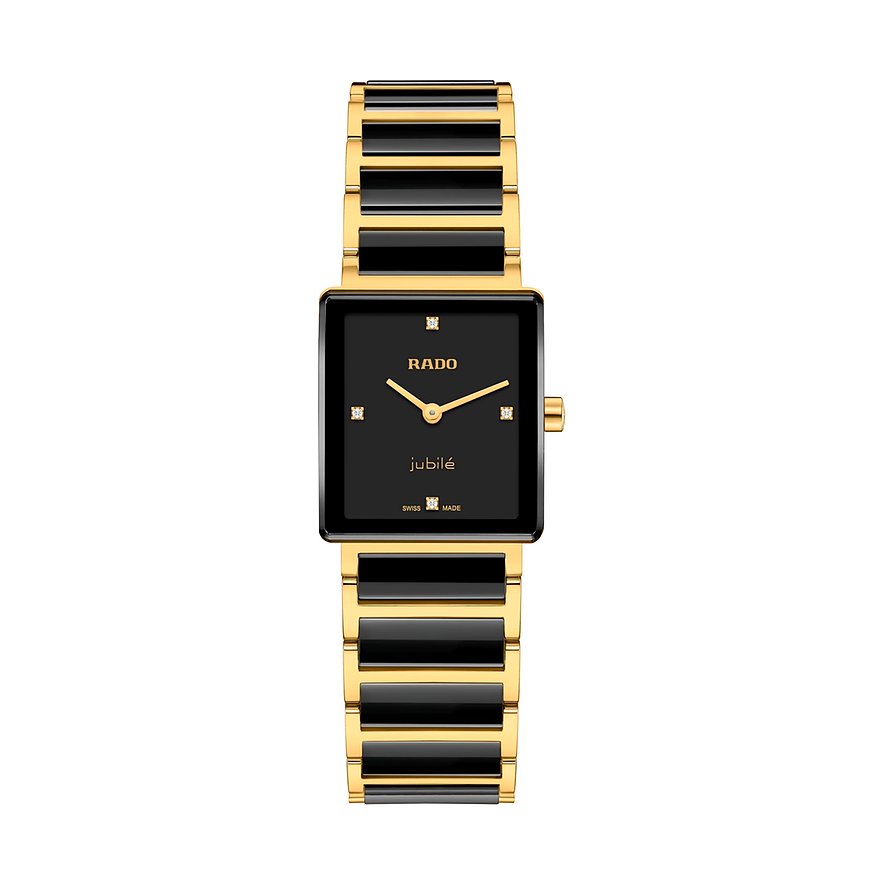 Rado Damenuhr Integral R20252702, Damen, Edelstahl, Armband: Edelstahl, Keramik, Quarz, analog
