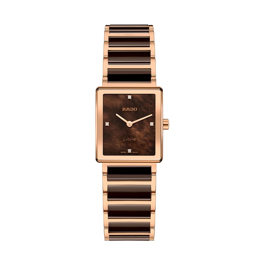 Rado Damenuhr Integral R20251912, Damen, Edelstahl, Armband: Edelstahl, Keramik, Quarz, analog