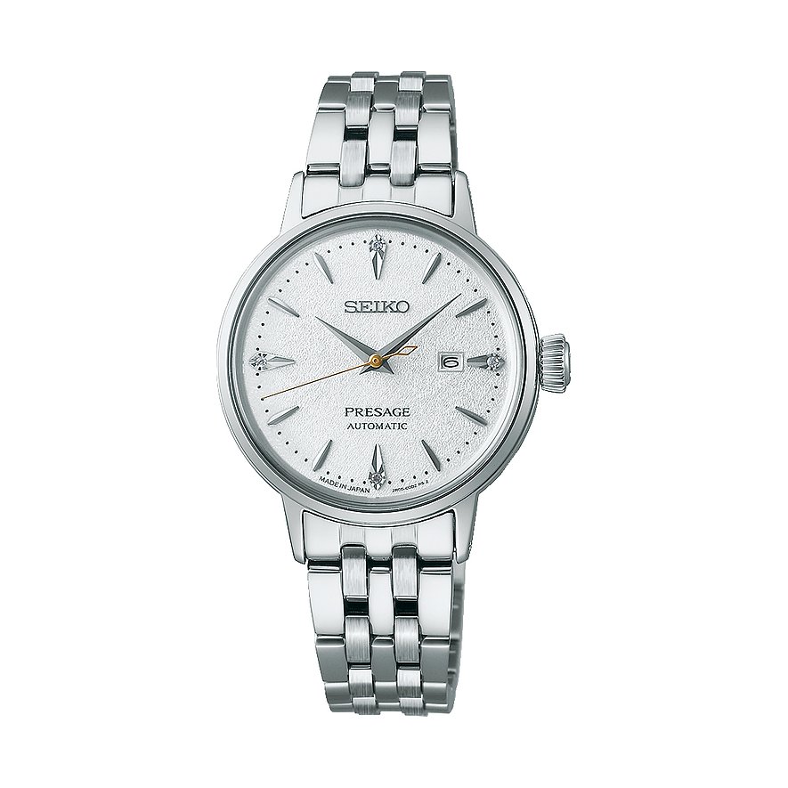 Seiko Damenuhr Cocktail Time SRE017J1, Damen, Edelstahl, Armband: Edelstahl, Automatik, analog