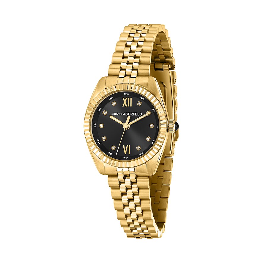 Karl Lagerfeld Karl Lagerfeld Damenuhr Timeless Code Mini R0553109502 Edelstahl