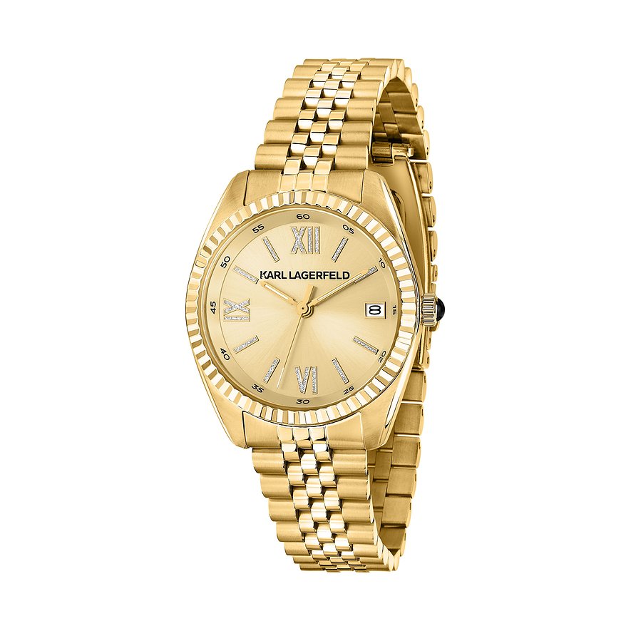 Karl Lagerfeld Karl Lagerfeld Damenuhr Timeless Code R0553108504 Edelstahl