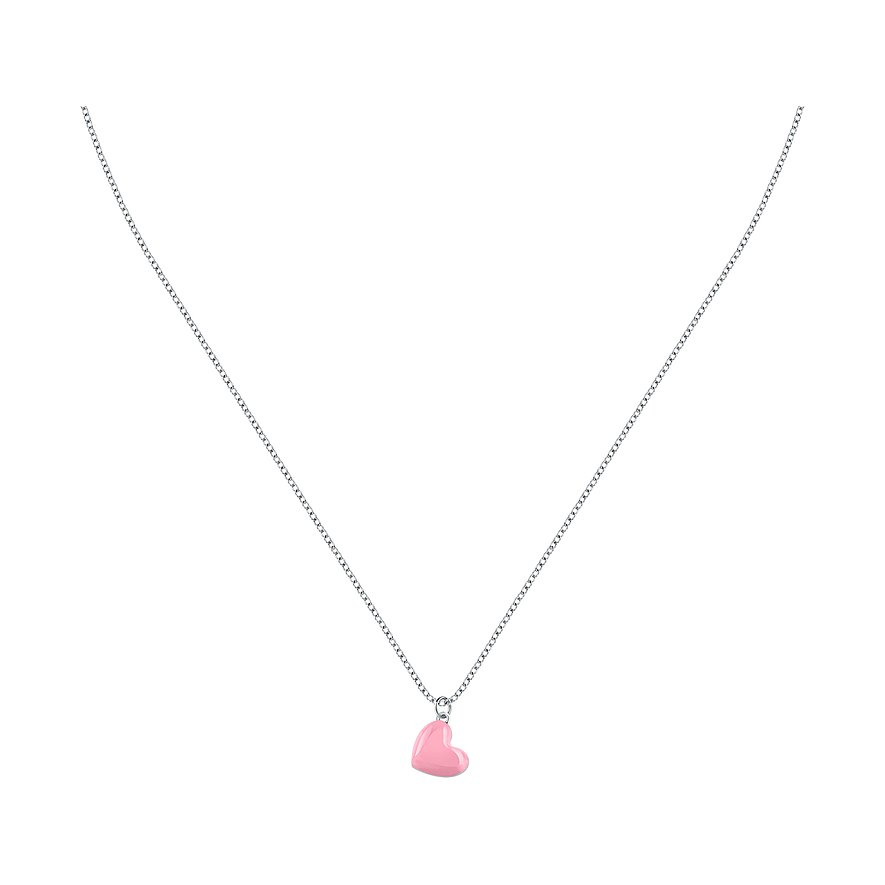 La Petite Story Kette Emily in Paris, Damen, 925er Silber, Emaille, silber