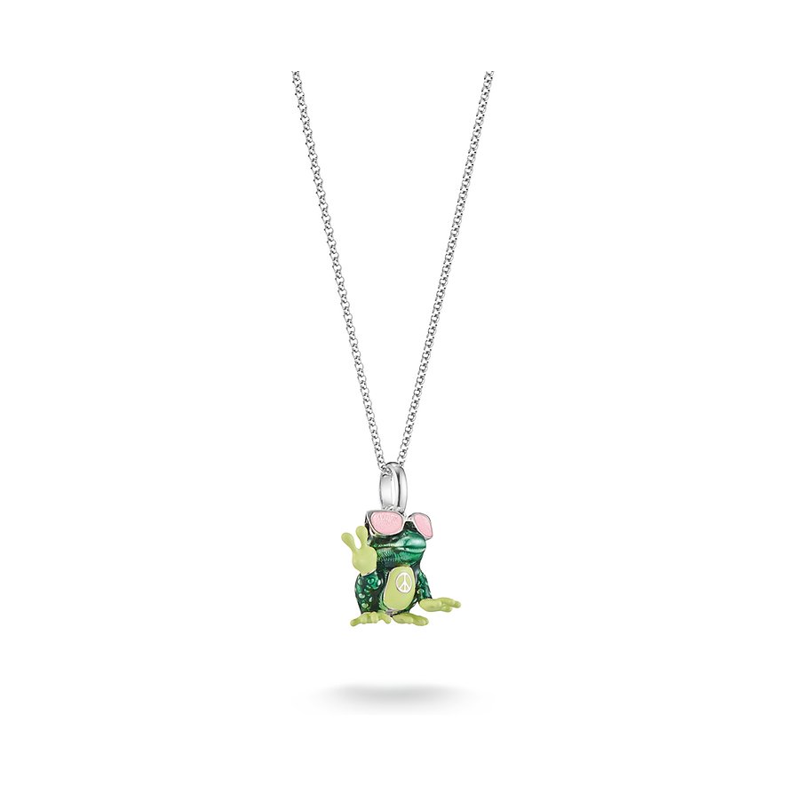 Thomas Sabo Kette , Zirkonia, Damen, Silber, mehrfarbig