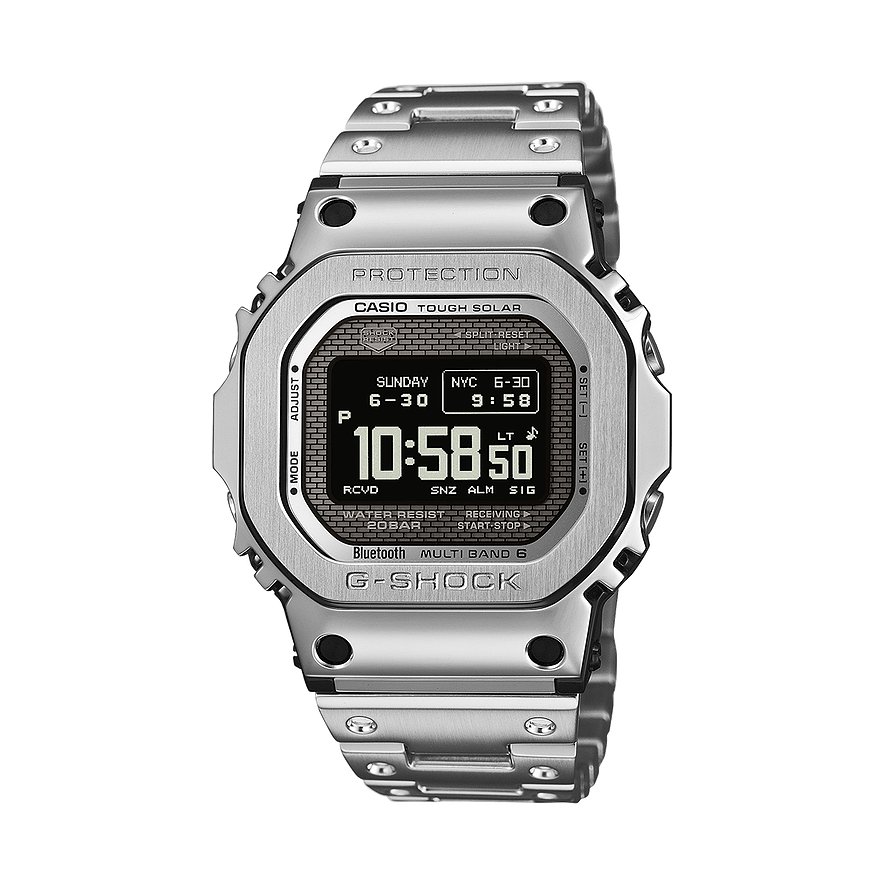 G-Shock Herrenuhr The Origin GMW-BZ5000D-1ER, Herren, Edelstahl, Armband: Edelstahl, Solar, digital