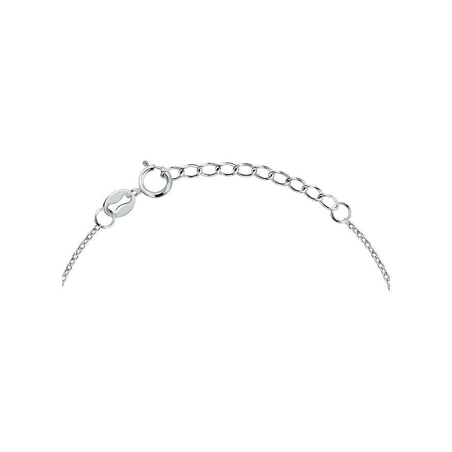 Bracelet FAVS en argent sterling 925 avec fermoir mousqueton et chaîne d'extension.