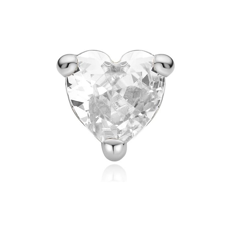 Ania Haie Einzelner Ohrschmuck, Zirkonia, Damen, 925er Silber, silber