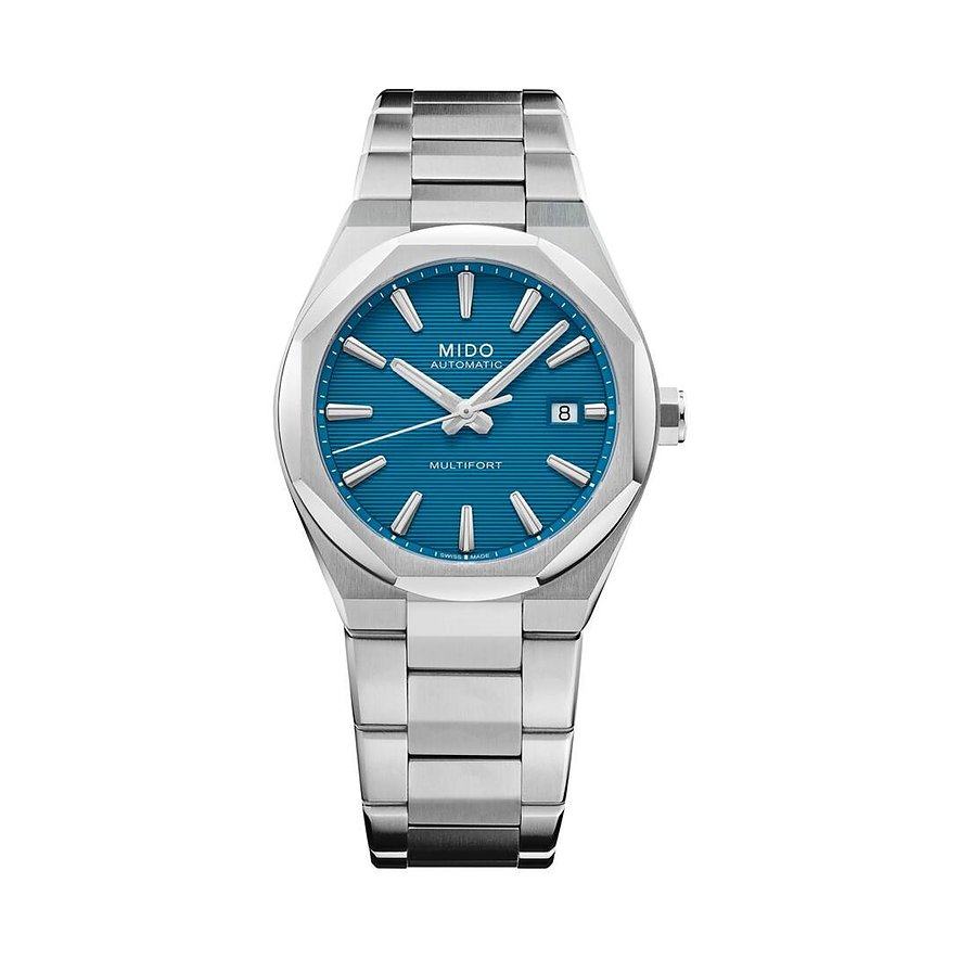 Mido Herrenuhr 8 One Crown M0555071104100, Herren, Edelstahl, Armband: Edelstahl, Automatik, analog