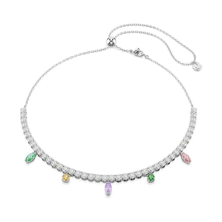 Swarovski Kette Ariana Grande Capsule, Swarovski-Kristall, Damen, Metall, silber