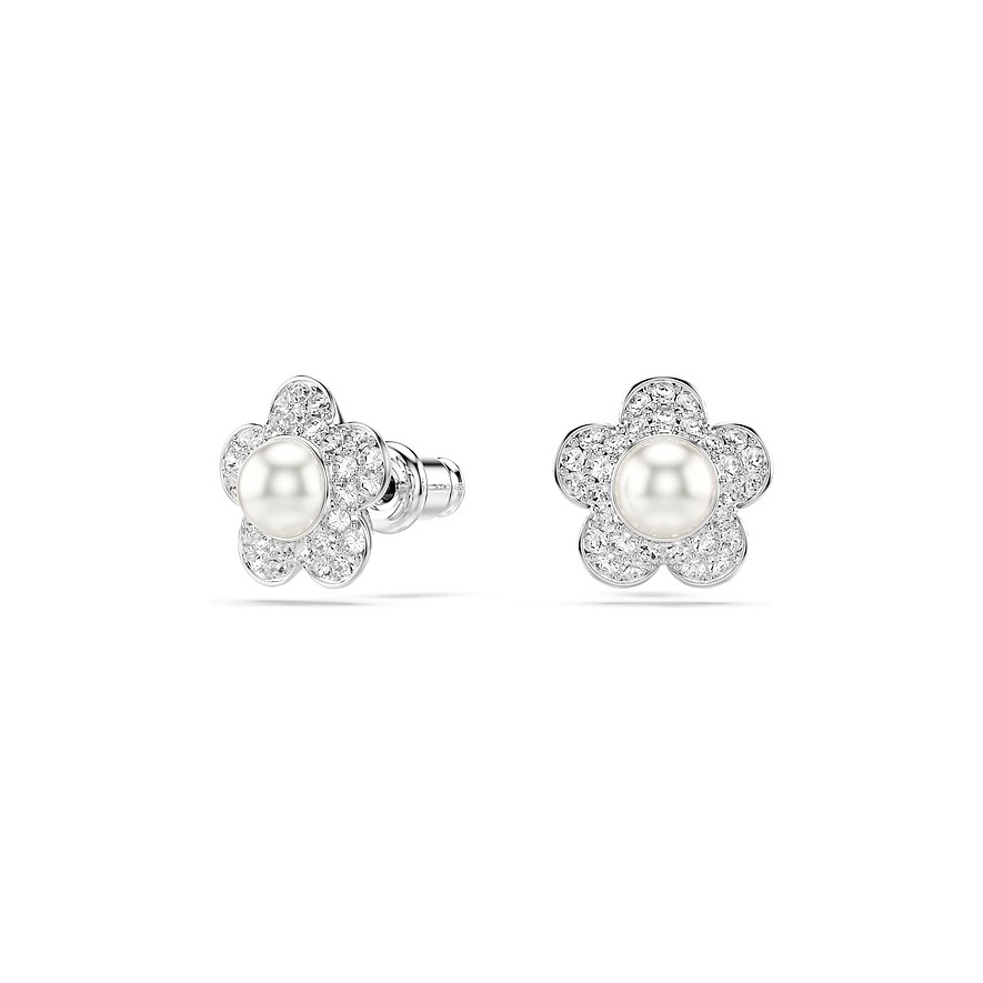 Swarovski Ariana Grande x Swarovski Crystal Pearl Flower Stud Earrings