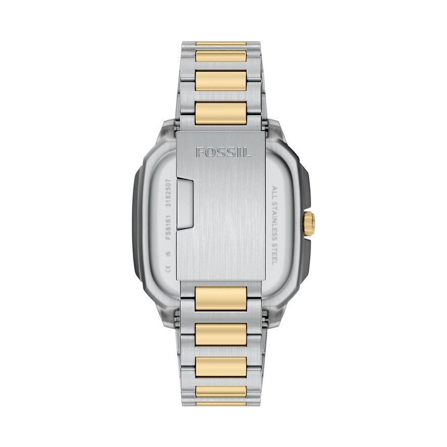 Fossil Fossil Herrenuhr CROSBY FS6161 Edelstahl