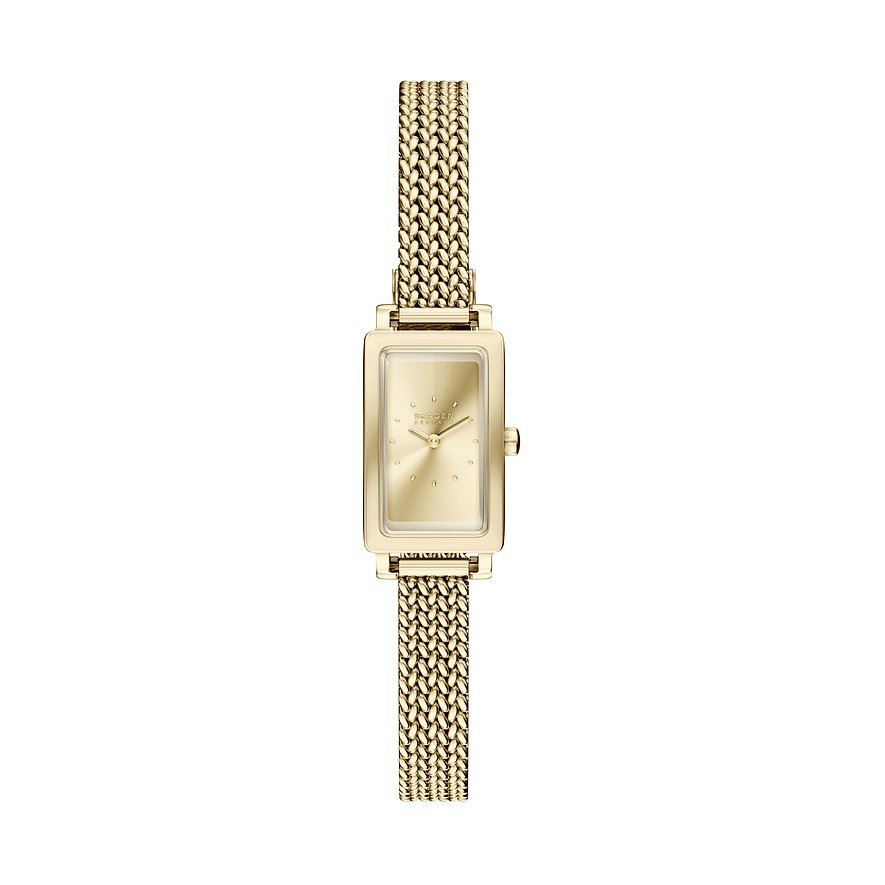 Skagen Damenuhr HAGEN MICRO SKW3178, Damen, Edelstahl, Armband: Edelstahl, Quarz, analog