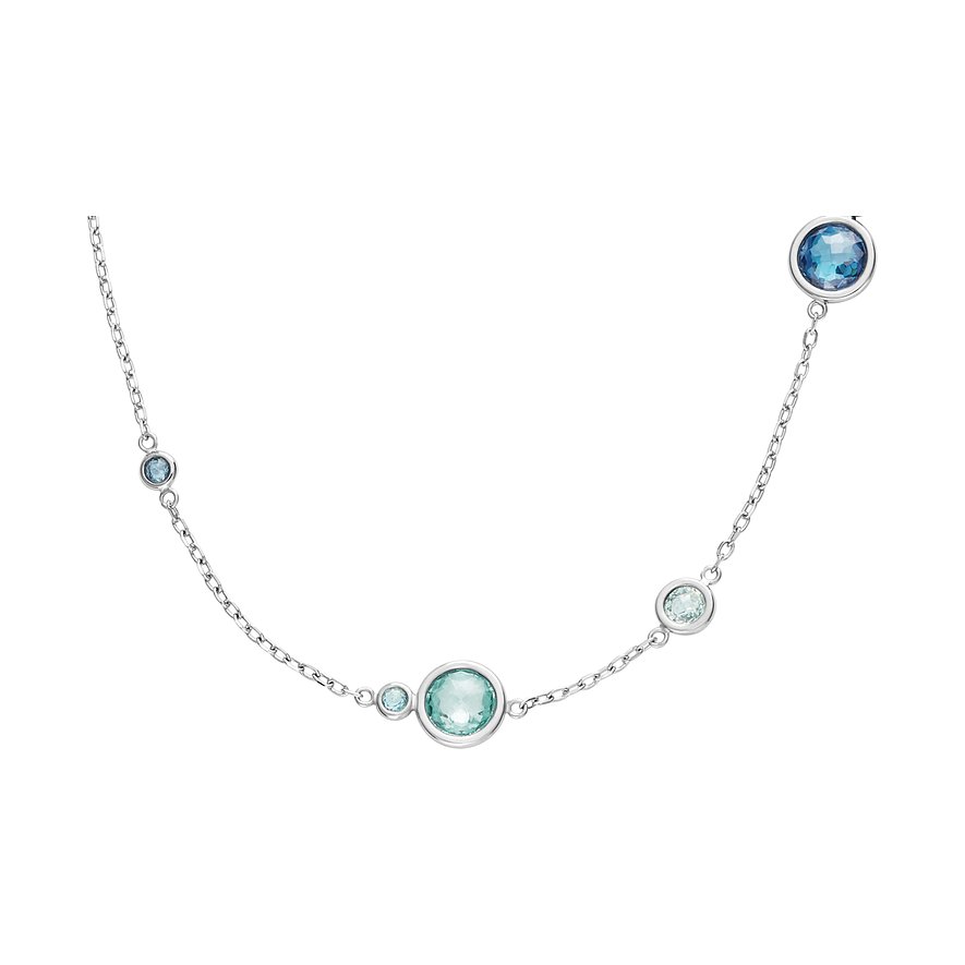 Skagen Kette SOFIE SEA GLASS, Glasstein, Damen, Edelstahl, silber