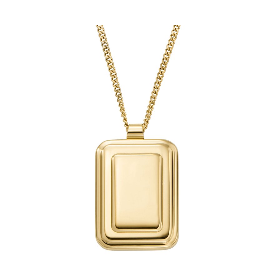 Fossil Kette RAQUEL, Damen, Edelstahl, gold