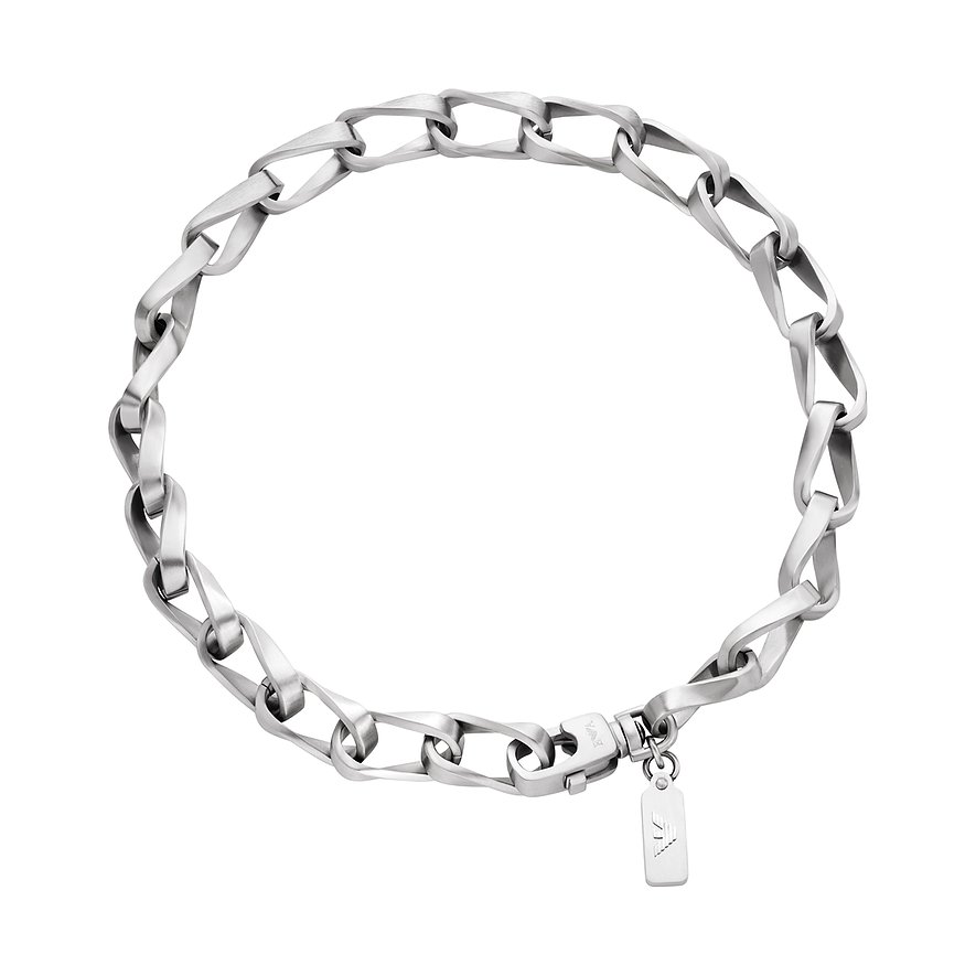 Emporio Armani Kette ICONIC TREND, Herren, Edelstahl, silber