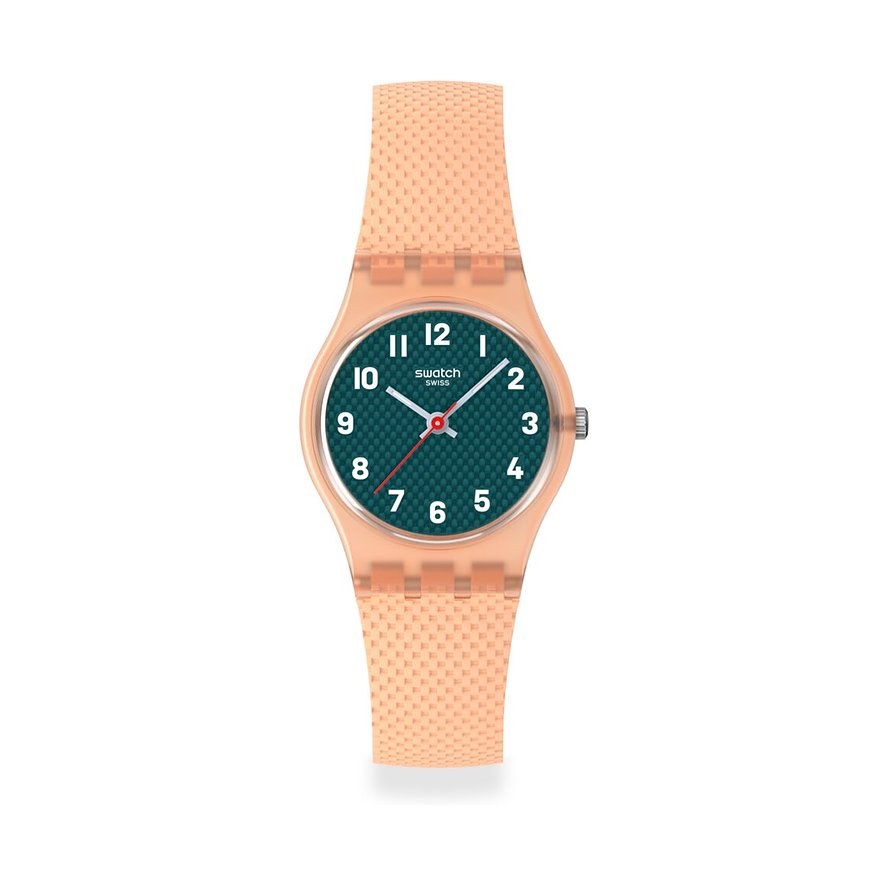 Swatch Damenuhr 2601 SWATCH ESSENTIALS LO117, Damen, Kunststoff, Armband: Silikon, Quarz, analog