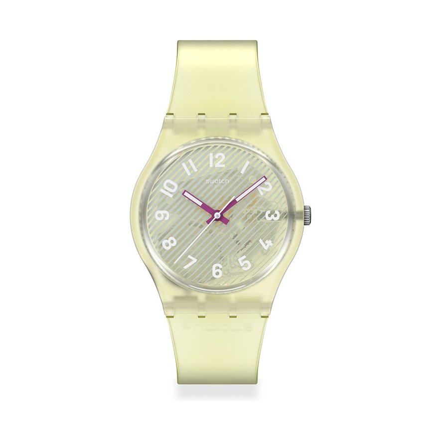 Swatch Unisexuhr 2601 SWATCH ESSENTIALS SO28J102, Unisex, Kunststoff, Armband: Silikon, Quarz, analog
