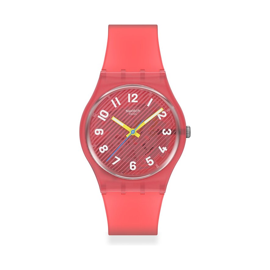 Swatch Unisexuhr 2601 SWATCH ESSENTIALS SO28P114, Unisex, Kunststoff, Armband: Silikon, Quarz, analog