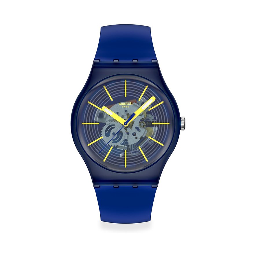 Swatch Unisexuhr 2601 SWATCH ESSENTIALS SO29I100, Unisex, Kunststoff, Armband: Kunststoff, Quarz, analog