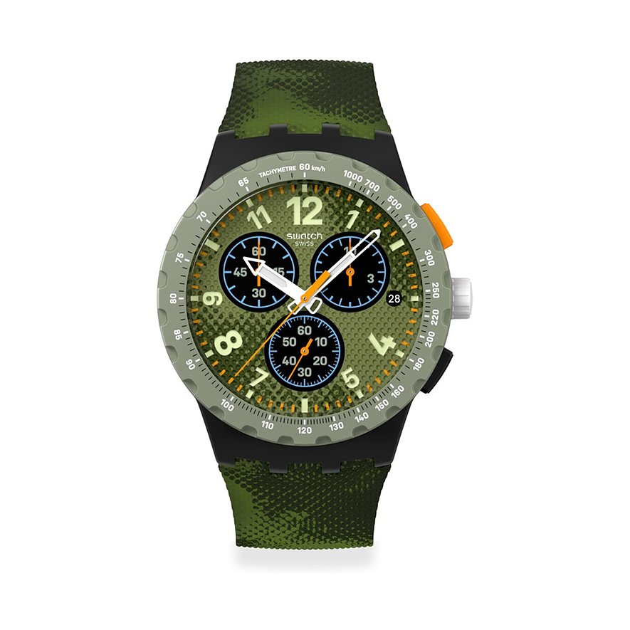 Swatch Unisexuhr 2601 SWATCH ESSENTIALS SUSB423, Unisex, Kunststoff, Armband: Silikon, Quarz, analog