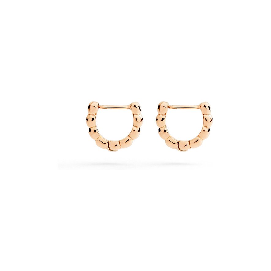 DoDo Creolen Granelli, Damen, 375er Roségold, roségold