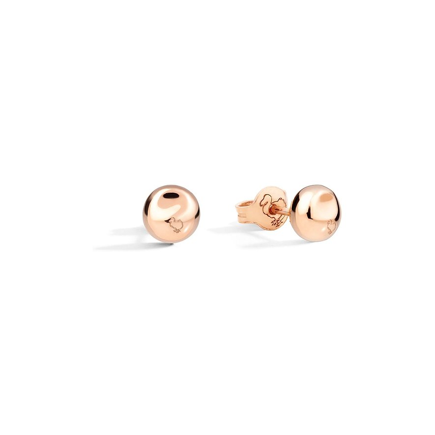 DoDo Ohrstecker Pepita, Damen, 375er Roségold, roségold