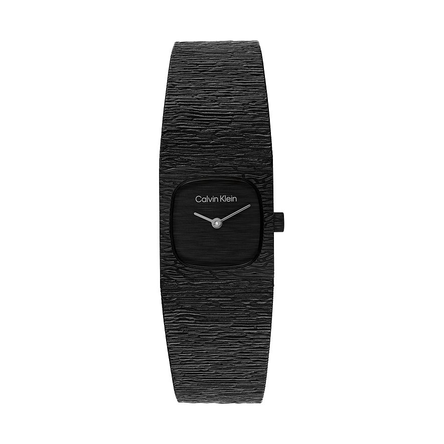Calvin Klein Taucheruhr SOPHISTICATED SQUARE 25100180, Damen, Edelstahl, Armband: Edelstahl, Quarz, analog