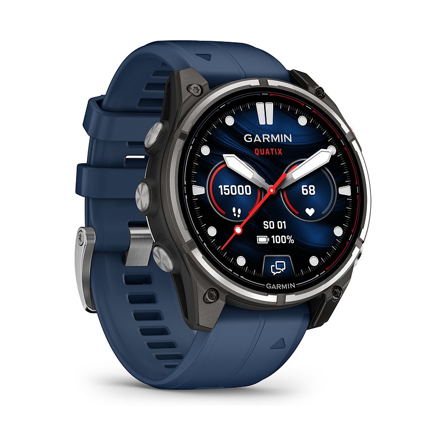 Garmin Smartwatch 47 mm Schwarz/Titanium Titan 010-03198-51