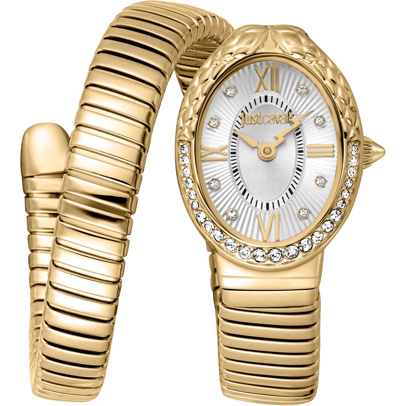 Just Cavalli Damenuhr aus goldfarbenem