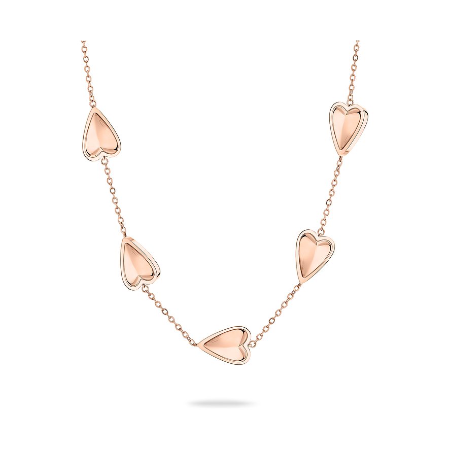 Liebeskind Kette, Damen, Edelstahl, roségold