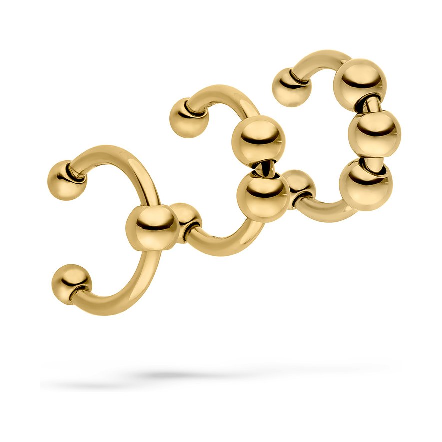Liebeskind Schmuck-Set, Damen, Edelstahl, gold