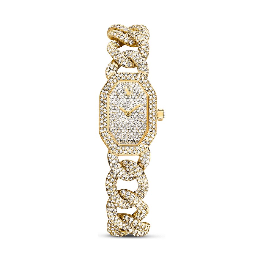 Swarovski - Dextera Chain Watch - Accessories - Damen - Gelb - One Size - Image 4
