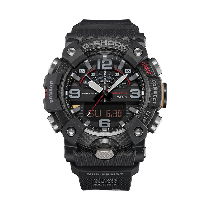 G-Shock Herrenuhr Mudmaster GG-B100X-1AER, Herren, Resin, Armband: Resin, Quarz