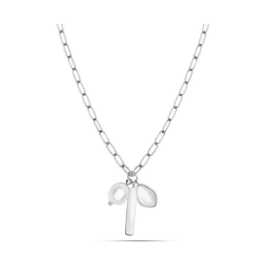 s.Oliver Kette, Damen, Edelstahl, silber