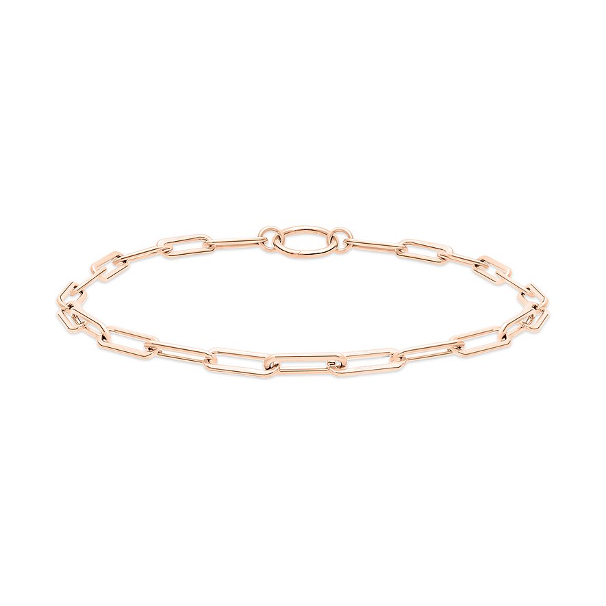 Un delicato bracciale Tamaris in acciaio inox color oro rosa, composto da una catena a maglie allungate.