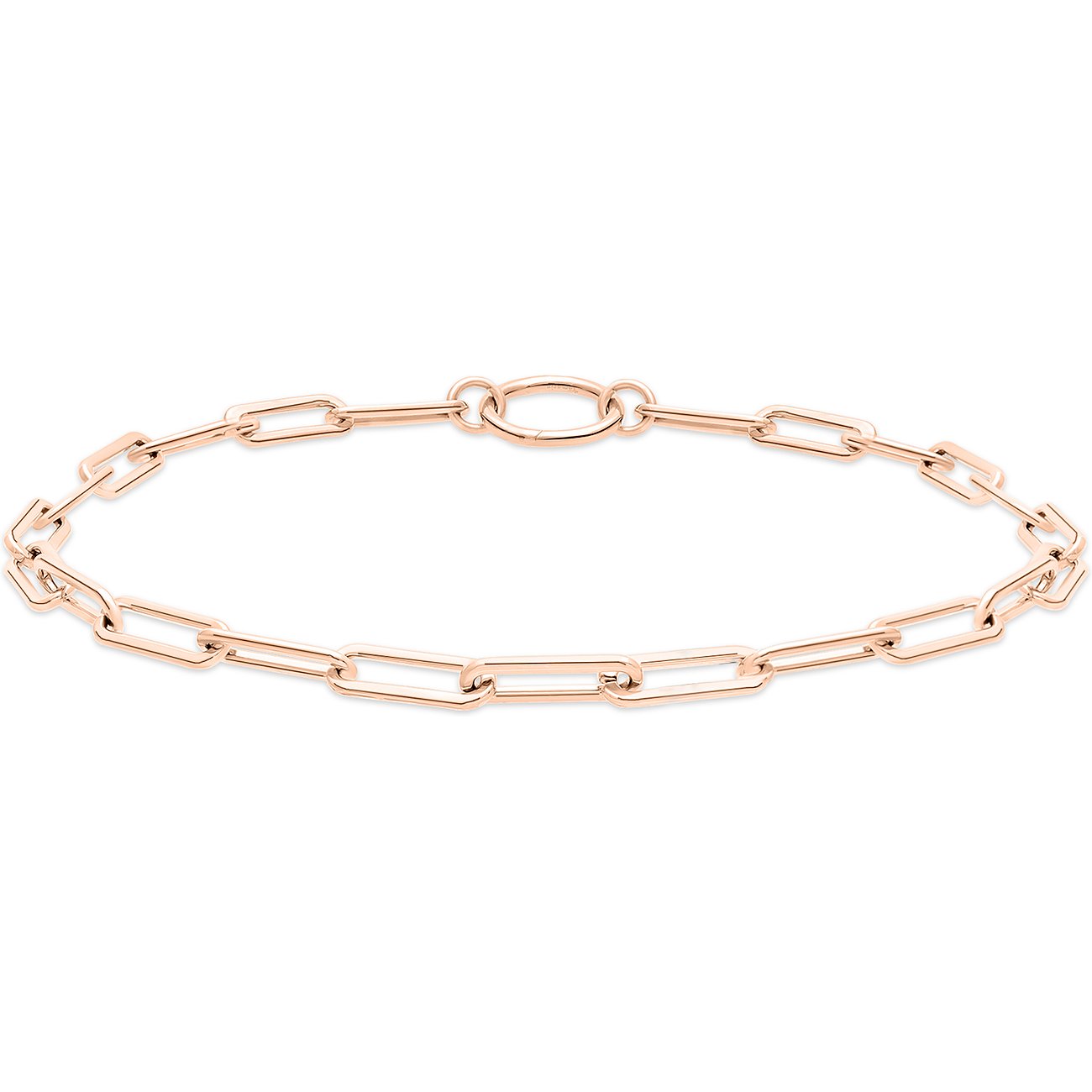 Un delicato bracciale Tamaris in acciaio inox color oro rosa, composto da una catena a maglie allungate.