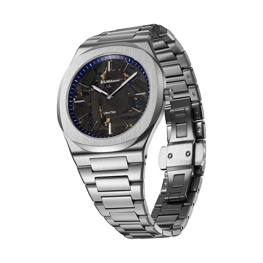 D1 Milano D1 Milano Herrenuhr 39mm, Carbon Reef UHBJ04 Edelstahl