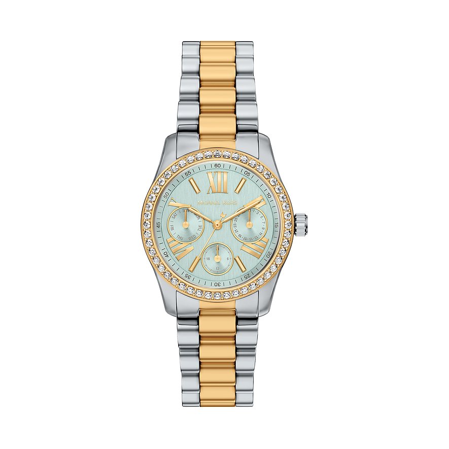 Michael Kors Damenuhr Lexington Lux MK7609, Damen, Edelstahl, Armband: Edelstahl, Quarz, analog
